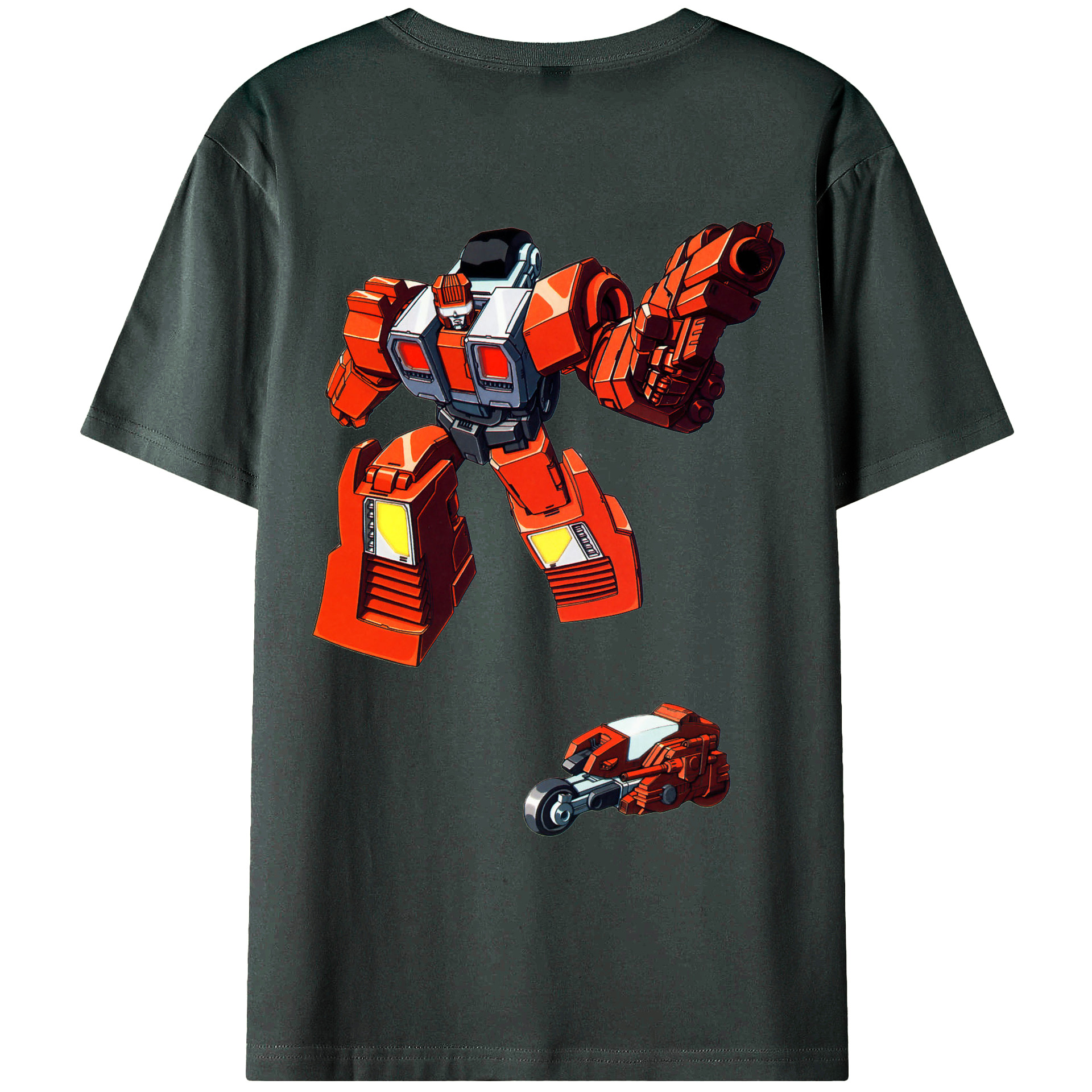 （画像用）  綿100％ メンズ半袖Tシャツ（バックプリント） 通気性
